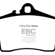 Load image into Gallery viewer, EBC 98-05 Porsche 911 (996) (Cast Iron Rotor only) 3.4 Carrera 2 Redstuff Rear Brake Pads - Main Product View