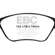 Load image into Gallery viewer, EBC 98-05 Volvo C70 2.3 Turbo T5 (16in Wheels) Yellowstuff Front Brake Pads - Main Product View