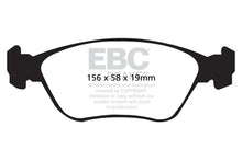 Load image into Gallery viewer, EBC 98-05 Volvo C70 2.3 Turbo T5 (16in Wheels) Yellowstuff Front Brake Pads - Main Product View