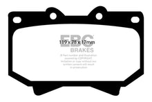Load image into Gallery viewer, EBC 98-07 Lexus LX470 4.7 Ultimax2 Front Brake Pads - Main Product View