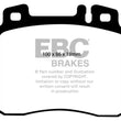 Load image into Gallery viewer, EBC 98-99 Mercedes-Benz CL500 5.0 Redstuff Front Brake Pads - Side View