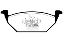 Load image into Gallery viewer, EBC 98-99 Volkswagen Beetle 2.0 Ultimax2 Front Brake Pads - Main Product View