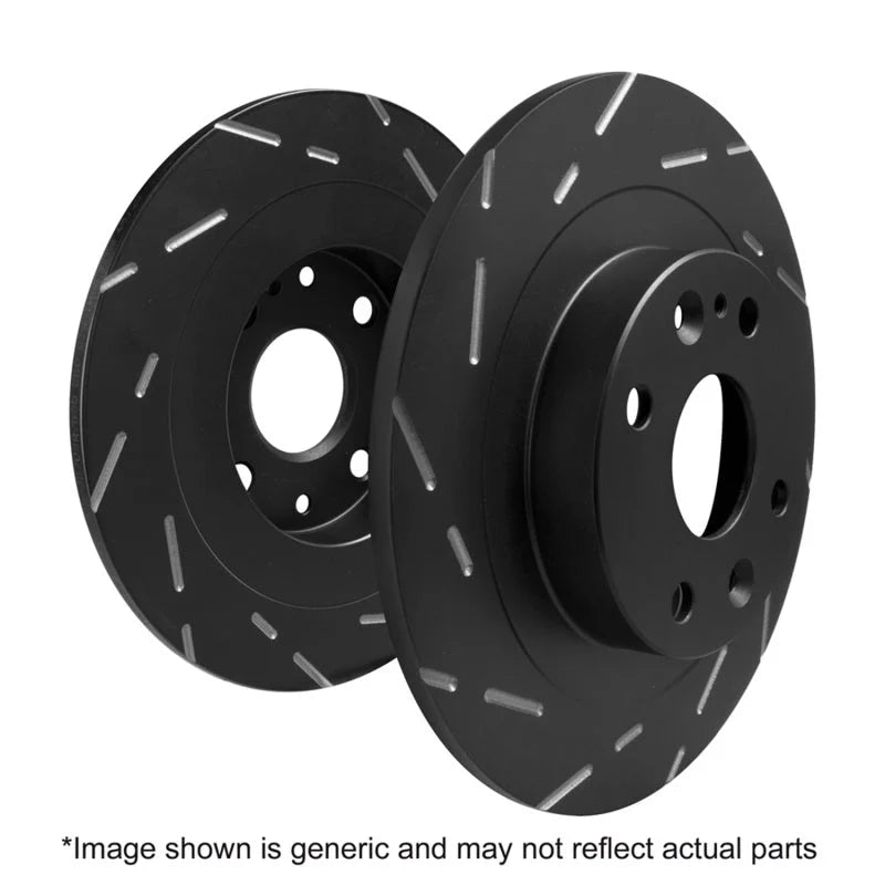 EBC 99-01 Audi A6 Quattro 2.7 Twin Turbo Sedan (8 Pad Set) USR Slotted Rear Rotors - Main Product View