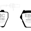 Load image into Gallery viewer, EBC 99-01 Audi A6 Quattro 2.7 Twin Turbo Sedan (8 Pad Set) Yellowstuff Front Brake Pads - Side View