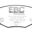 Load image into Gallery viewer, EBC 99-01 Hyundai Elantra 2.0 Greenstuff Rear Brake Pads - Main Product View