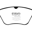 Load image into Gallery viewer, EBC 99-01 Mercedes-Benz C230 (W202) 2.3 Redstuff Front Brake Pads - Side View