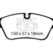Load image into Gallery viewer, EBC 99-02 BMW Z3 2.5 Ultimax2 Front Brake Pads - Main Product View