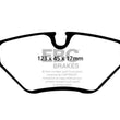 Load image into Gallery viewer, EBC 99-02 BMW Z3 Bluestuff Rear Brake Pads - Main Product View