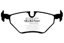 Load image into Gallery viewer, EBC 99-02 BMW Z3 Bluestuff Rear Brake Pads - Main Product View