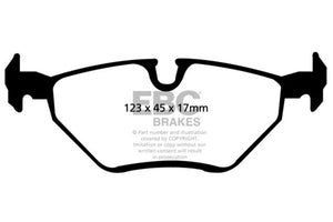 EBC 99-02 BMW Z3 Bluestuff Rear Brake Pads - Main Product View