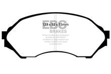 Load image into Gallery viewer, EBC 99-02 Mazda Protege 1.6 Yellowstuff Front Brake Pads - Main Product View