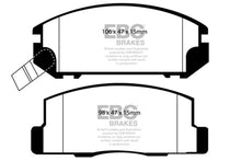 Load image into Gallery viewer, EBC 99-02 Toyota MR2 1.8 Yellowstuff Rear Brake Pads - Main Product View