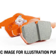 Load image into Gallery viewer, EBC 99-03 Aston Martin DB7 5.9 Orangestuff Front Brake Pads - Side View