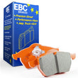 Load image into Gallery viewer, EBC 99-03 Aston Martin DB7 5.9 Orangestuff Front Brake Pads - Back View