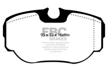 Load image into Gallery viewer, EBC 99-03 Land Rover Discovery (Series 2) 4.0 Yellowstuff Rear Brake Pads - Main Product View