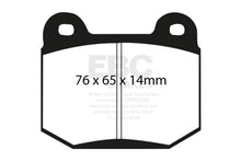 Load image into Gallery viewer, EBC 99-03 Mitsubishi Lancer Evolution 2.0 Turbo Redstuff Rear Brake Pads - Main Product View