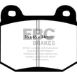 Load image into Gallery viewer, EBC 99-03 Mitsubishi Lancer Evolution 2.0 Turbo Redstuff Rear Brake Pads - Side View