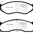 Load image into Gallery viewer, EBC 99-04 Chrysler 300M 3.5 Greenstuff Front Brake Pads - Main Product View