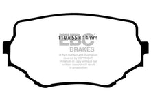 Load image into Gallery viewer, EBC 99-05 Suzuki Grand Vitara 2.5 Greenstuff Front Brake Pads - Main Product View