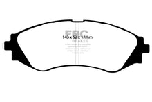Load image into Gallery viewer, EBC 99+ Daewoo Leganza 2.2 Redstuff Front Brake Pads - Main Product View