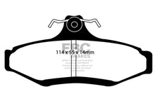 Load image into Gallery viewer, EBC 99+ Daewoo Leganza 2.2 Redstuff Rear Brake Pads - Side View