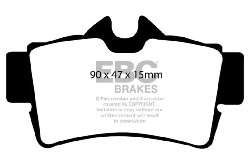 EBC Bluestuff Rear Brake Pads fits 1994-2004 Ford Mustang / 1994-2004 Ford Mustang GT / 2001 Ford Mustang GT Bullitt / 199...