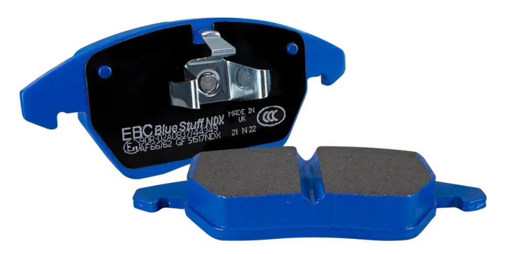 EBC 01-03 Mazda Miata MX5 1.8L Bluestuff Rear Brake Pads - Back View