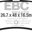 Load image into Gallery viewer, EBC 2015+ Ford Mustang 5.0L Bluestuff Rear Brake Pads - Main Product View