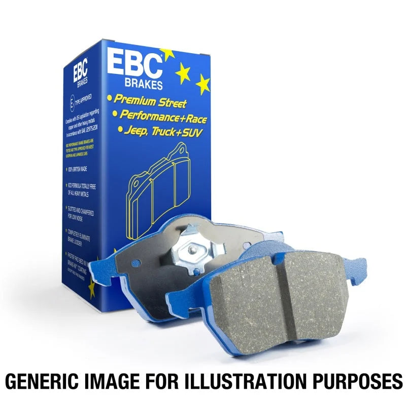 EBC Brakes Bluestuff Street and Track Day Brake Pads - Side View