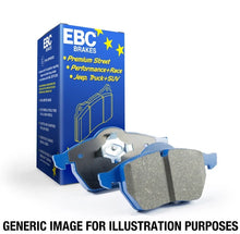 Load image into Gallery viewer, EBC Brakes Bluestuff Street and Track Day Brake Pads - Side View