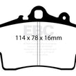Load image into Gallery viewer, EBC Brakes Greenstuff 2000 Series Sport Pads - Main Product View