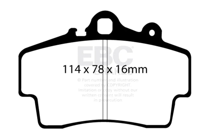 EBC Brakes Greenstuff 2000 Series Sport Pads - Main Product View