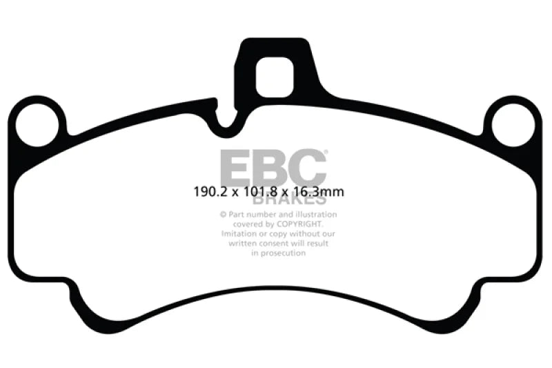 EBC Brakes Greenstuff 2000 Series Sport Pads - Main Product View