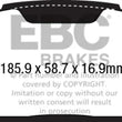Load image into Gallery viewer, EBC Brakes Greenstuff 2000 Series Sport Pads - Side View