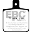 Load image into Gallery viewer, EBC Brakes Yellowstuff Performance Brake Pads - Side View