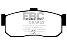 Load image into Gallery viewer, EBC DP2889 Greenstuff Rear Brake Pads fits 1991-1996,1999-2001 Infiniti G20 / 1994-1996,1999-2001 Infiniti G20 T / 1996-20...