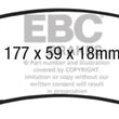 Load image into Gallery viewer, EBC 05-07 Ford F350 (inc Super Duty) 5.4 DRW 2WD Extra Duty Rear Brake Pads - Side View