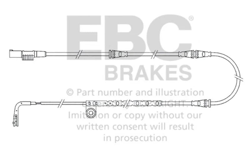 EBC Front Wear Leads EFA151 fits 2006 Land Rover Range Rover Sport HSE / 2006 Land Rover Range Rover Sport Supercharged