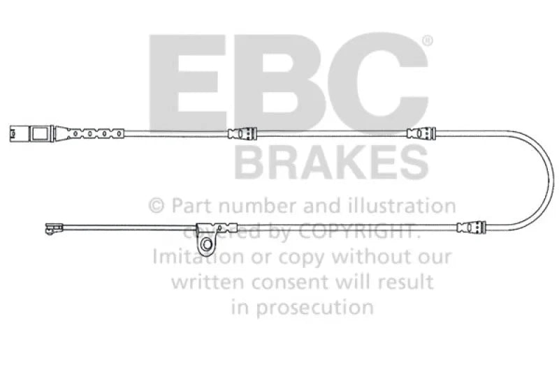 EBC Front Wear Leads fits 2009-2014 BMW X5