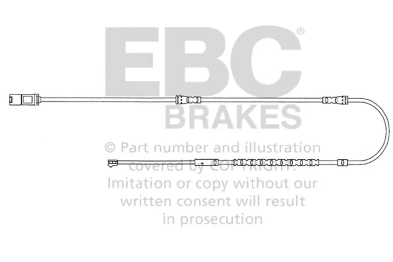 EBC Front Wear Leads fits 2010 2011 BMW 528i / 2010 BMW 528i xDrive / 2014 2015 BMW 535d xDrive / 2010-2016 BMW 535i / 201...