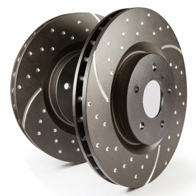 EBC GD Sport Rear Rotors fits 2013-2022 Ford F-350 Super Duty 6.2L 4WD DRW - Side View