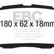 Load image into Gallery viewer, EBC 13+ Ford Explorer 3.5 Twin Turbo 4WD Greenstuff Front Brake Pads - Main Product View