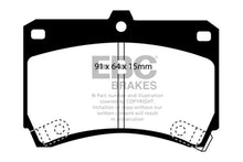 Load image into Gallery viewer, EBC Greenstuff Front Brake Pads fits 1994-1997 Ford Aspire / 1994-1995 Ford Aspire SE / 1991-1993 Ford Escort / 1991-1993 ...