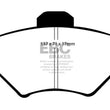 Load image into Gallery viewer, EBC Greenstuff Front Brake Pads fits 1994-1998 Ford Mustang / 1994-1998 Ford Mustang GT / 1995 Ford Mustang GTS / 1994-199...