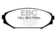 Load image into Gallery viewer, EBC Greenstuff Front Brake Pads fits 2001-2002 Acura MDX / 2001-2002 Acura MDX Touring / 1999-2002 Honda Odyssey Cargo / 1...