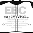 Load image into Gallery viewer, EBC 2018+ Audi S4 3.0L Turbo Greenstuff Front Brake Pads - Main Product View