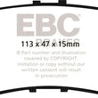 Load image into Gallery viewer, EBC 05-10 Honda Odyssey 3.5 Greenstuff Rear Brake Pads (For 11.7in. Rotors) - Main Product View