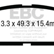 Load image into Gallery viewer, EBC 14+ Acura MDX 3.5 Greenstuff Rear Brake Pads - Side View