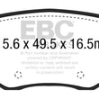 Load image into Gallery viewer, EBC 13+ Jeep Cherokee 2.4 Greenstuff Rear Brake Pads - Main Product View
