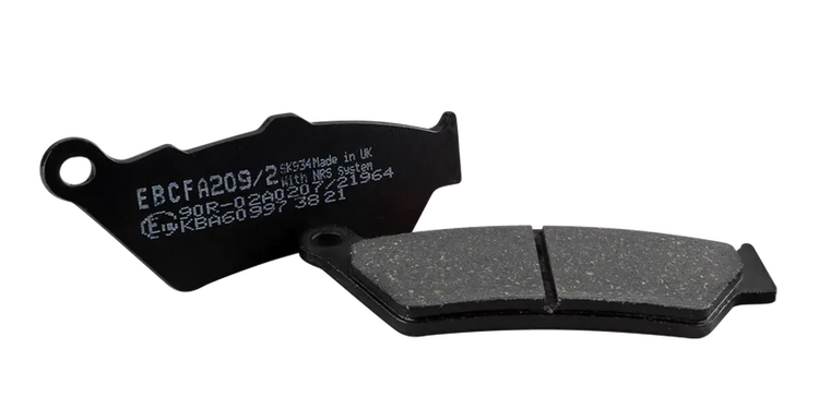 EBC 73-77 Harley Davidson Dyna FX/FXE Rivet type Rear Right FA-SFA-TT-X Brake Pads